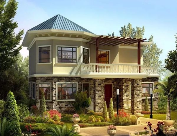 兩層樓的輕鋼別墅造價(jià)多少錢？(圖1)