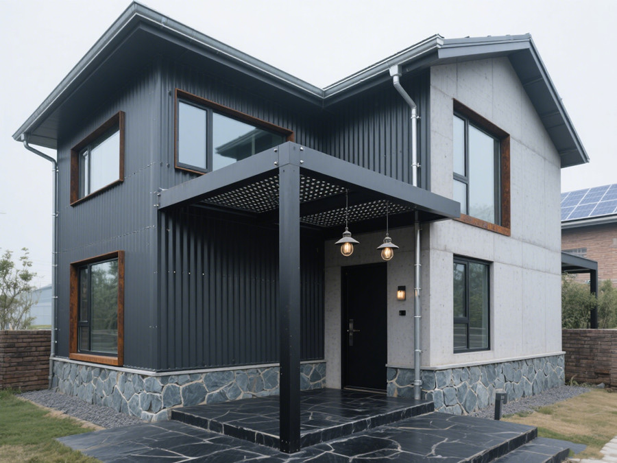 現(xiàn)代工業(yè)風(fēng)格輕鋼別墅 現(xiàn)代工業(yè)風(fēng)格輕鋼別墅